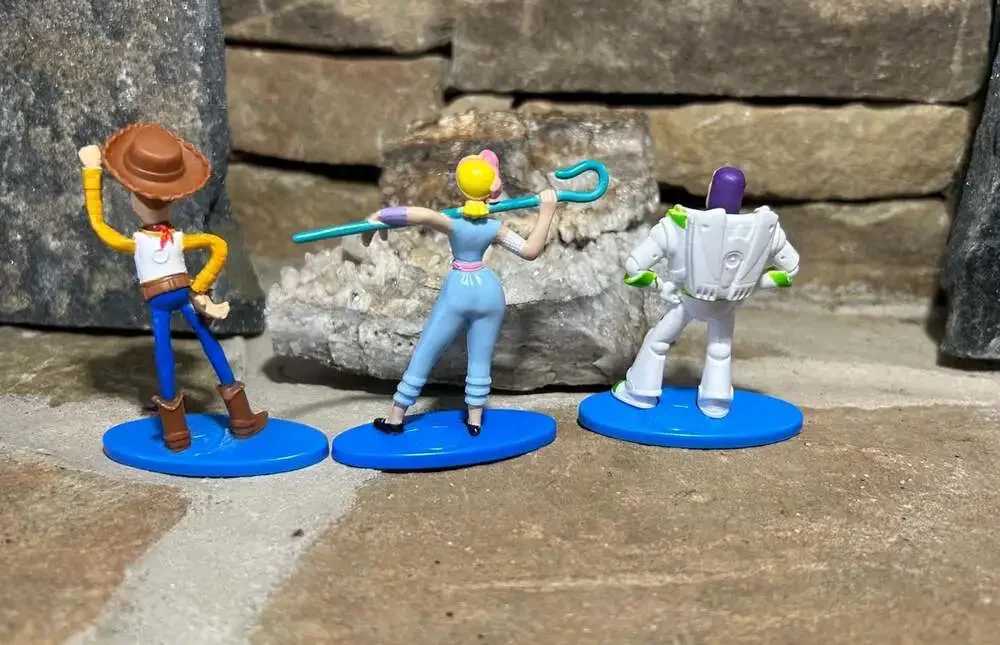 Buzz Lightyear,Woody and Bo figures cake toppers Mini Collection Mattel